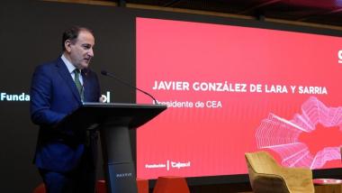 El presidente de CEA, González de Lara, en la inauguración del Foro 'La Andalucía que Queremos' / EP