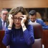 La presidenta de la Comunidad de Madrid, Isabel Díaz Ayuso, en la Asamblea. EP