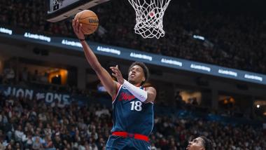 Baba Miller durante su estreno en la NBA| NBA