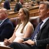 El secretario general del PP, Miguel Tellado; la portavoz del PP en el Congreso, Ester Múñoz; y el presidente del PP, Alberto Núñez Feijóo; durante una sesión plenaria en el Congreso de los Diputados, a 9 de septiembre de 2026, en Madrid (España). Eduardo Parra / Europa Press