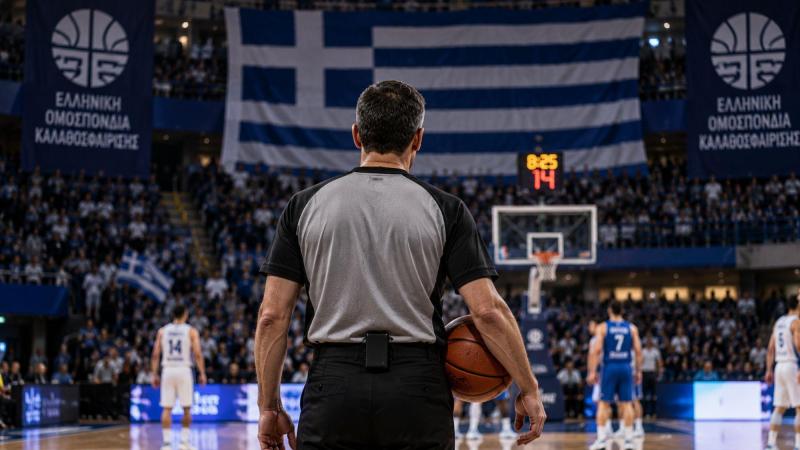 Amaños, detenidos y 820.000 euros en metálico el escándalo arbitral que sacude al baloncesto griego y salpica a la Euroliga. Elaboración propia IA.