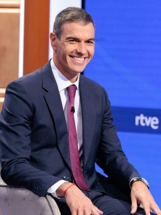 El presidente del Gobierno, Pedro Sánchez, durante una entrevista, a 9 de septiembre de 2026, en Madrid (España). RTVE / Europa Press.