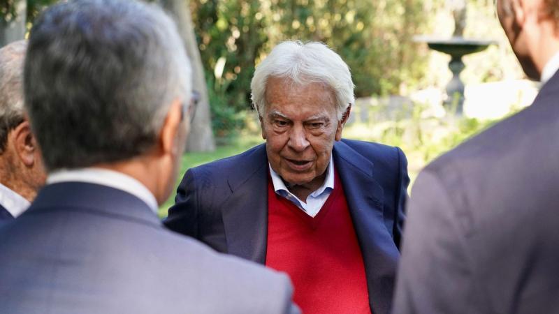 El expresidente del Gobierno Felipe González participa en el Encuentro de Líderes 'Liderazgo y visión global' organizado por el Círculo Empresarial de Málaga. EP.