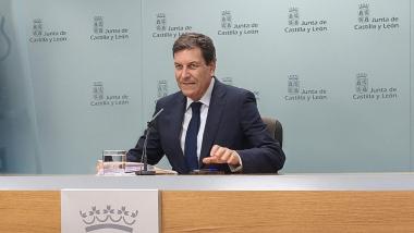 El consejero de Economía y Hacienda y portavoz de la Junta de Castilla y León, Carlos Fernández Carriedo. EP.