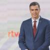 Pedro Sánchez en el debate electoral en RTVE para las elecciones de 2023. EP