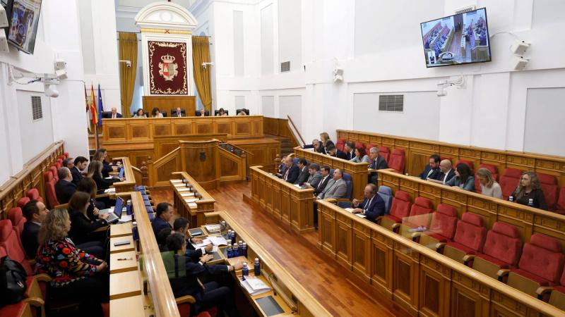 Pleno de las Cortes de Castilla-La Mancha celebrado el 22 de octubre de 2026. EP.