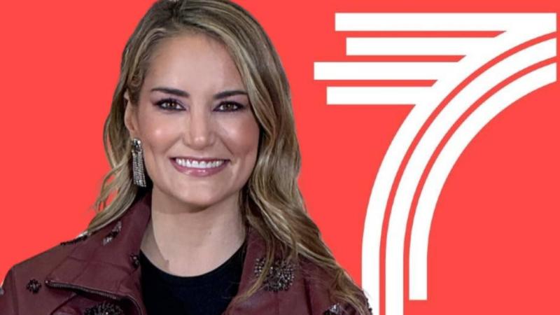 Alba Carrillo, presentadora de La Séptima