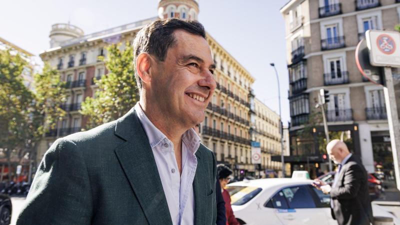 El presidente de la Junta de Andalucía, Juan Manuel Moreno Bonilla. EP.