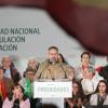 El presidente de Vox, Santiago Abascal, durante un acto organizado por su partido. EP.