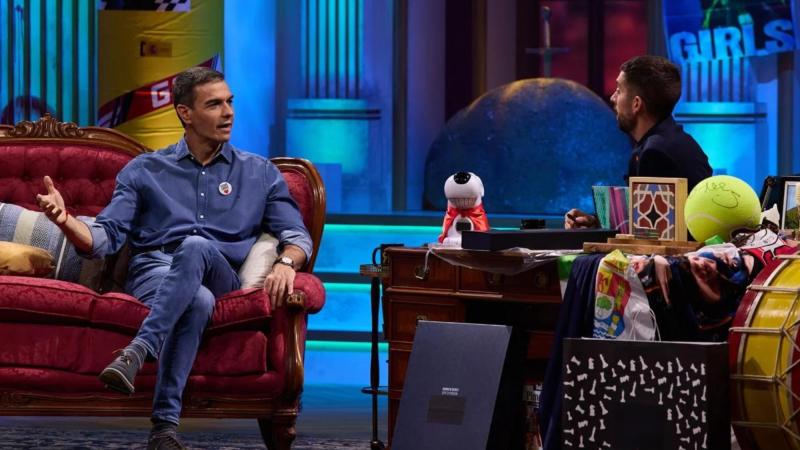 El presidente del Gobierno, Pedro Sánchez, en 'La Revuelta'. EP TVE