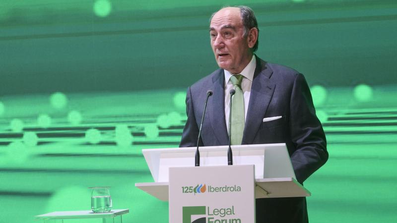 El presidente de Iberdrola, Ignacio Galán, en la primera edición del Iberdrola Legal Forum. IBERDROLA
