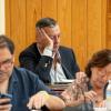 Vicente Agenjo en primer plano y detrás Santiago Arderius, el abogado que ejerce la acusación particular