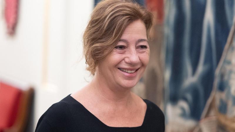 La presidenta del Congreso de los Diputados, Francina Armengol, a su llegada a la reunión de la Mesa de la Diputación Permanente. EP