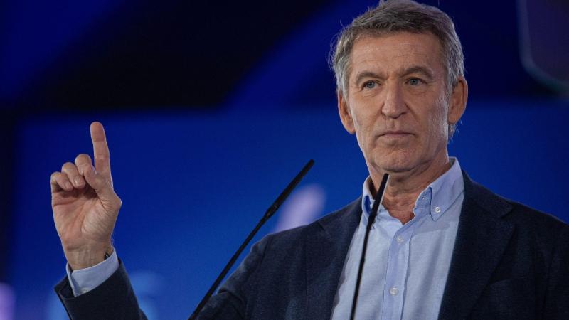 El presidente del Partido Popular, Alberto Núñez Feijóo. EP.