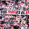 Aficionados del Rayo Vallecano exhiben una pancarta durante el partido de Liga contra el Elche. Europa Press.