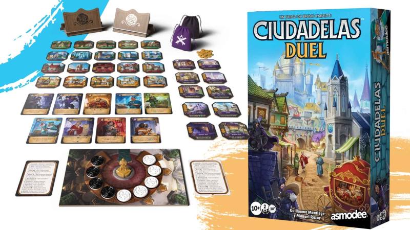 Ciudadelas Duel llega a España: el clásico de Bruno Faidutti se reinventa para dos jugadores