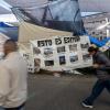 Imagen de la acampada en la Puerta del Sol por la vivienda. EP