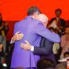 El presidente de Brasil, Luiz Inácio Lula da Silva, y el presidente del Gobierno, Pedro Sánchez, se abrazan durante el Global Progressive Mobilisation en Barcelona. EP.