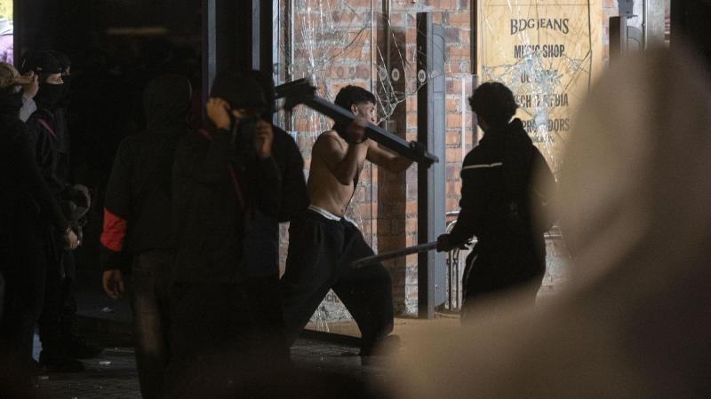 Disturbios en el centro de la ciudad, a 24 de octubre de 2026, en Barcelona, Catalunya (España). EP.