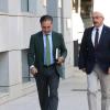 El teniente coronel de la Guardia Civil y jefe de operaciones de la Comandancia de Ceuta, Miguel Lobo, a su llegada a la Audiencia Nacional. EP.