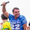 Flavio Bolsonaro, ultraderechista derrotado por Lula, en los últimos días de campaña. EP.