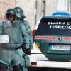Agentes de la Guardia Civil durante una manifestación de 2023. EPArchivo.