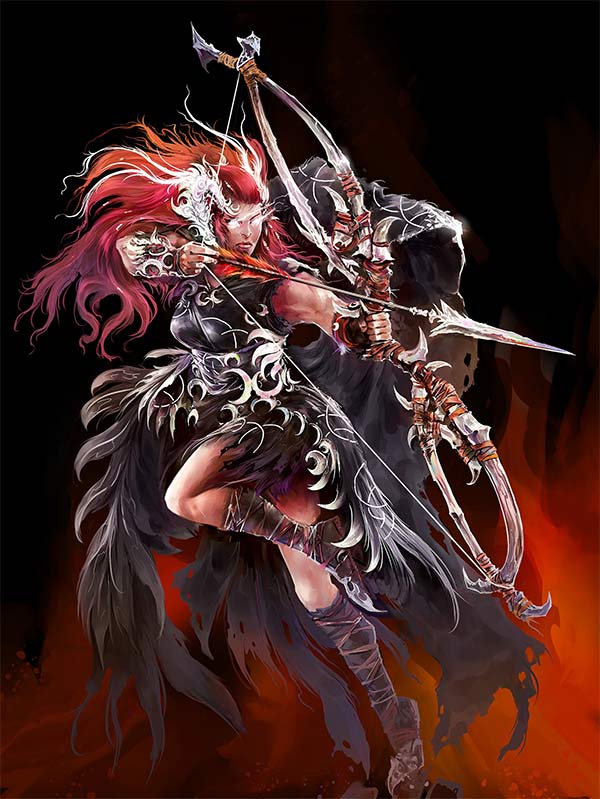 Vaelara, la Celestial, personaje de Primal Legends Vaelara, la Celestial, personaje de Primal Legends