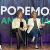 Mar Cambrollé junto a la concejala de Podemos en el Ayuntamiento de Sevilla, Susana Hornillo