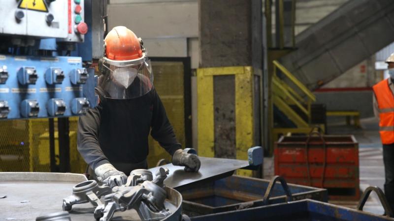 Trabajador del sector industrial. EP.