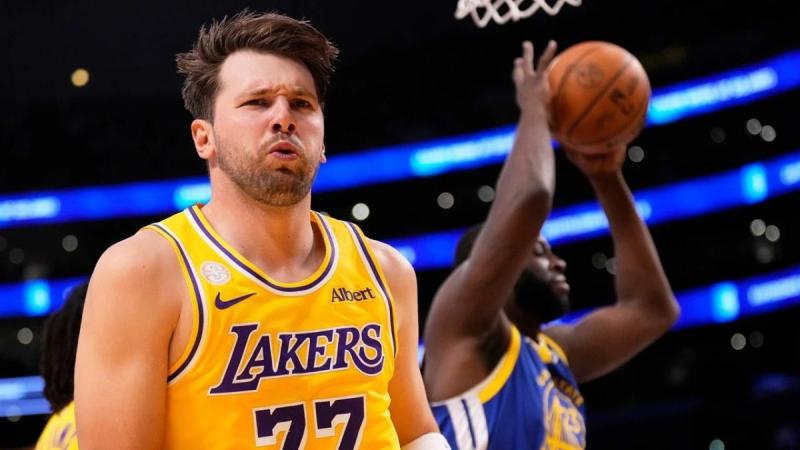 Doncic durante su partido ante los Warriors| NBA