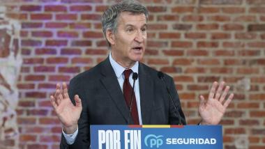 El presidente del Partido Popular, Alberto Núñez Feijóo. EP.
