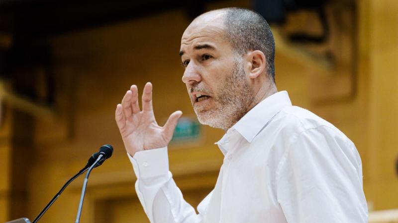 El senador de EH Bildu, Josu Estarrona. EP.