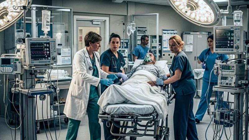 Un quirófano con un paciente pendiente de operación  Foto 123RFayala127