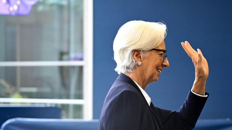 La presidenta del BCE, Christine Lagarde, anuncia su dimisión. EP.