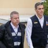 Los presidentes de Castilla La Mancha, Emiliano García Page, y del Gobierno, Pedro Sánchez, tras la reunión del Cecopi en Urda (Toledo). EP