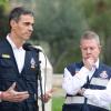 El presidente del Gobierno, Pedro Sánchez, y el presidente de Castilla-La Mancha, Emiliano García-Page, durante la reunión del Centro de Coordinación Operativa Integrado (CECOPI), en el Centro 112 de Toledo, a 29 de octubre de 2026, en Toledo, Castilla-La Mancha (España). Juanma Jiménez / Europa Press.