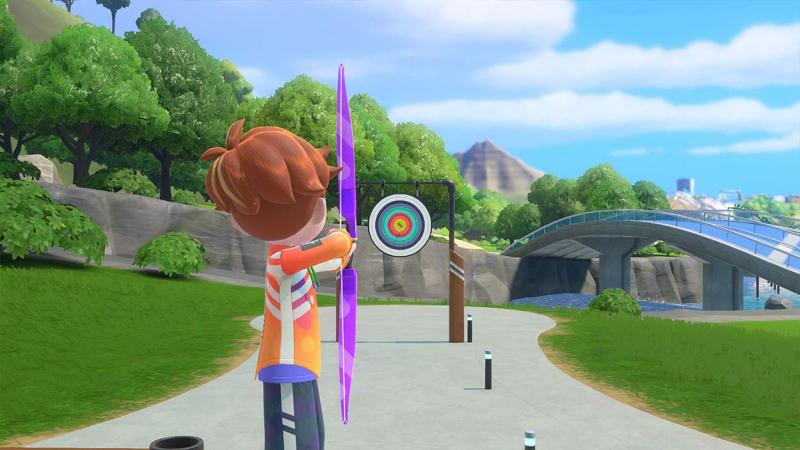 Tiro con arco en Nintendo Switch Sports Resort Tiro con arco en Nintendo Switch Sports Resort