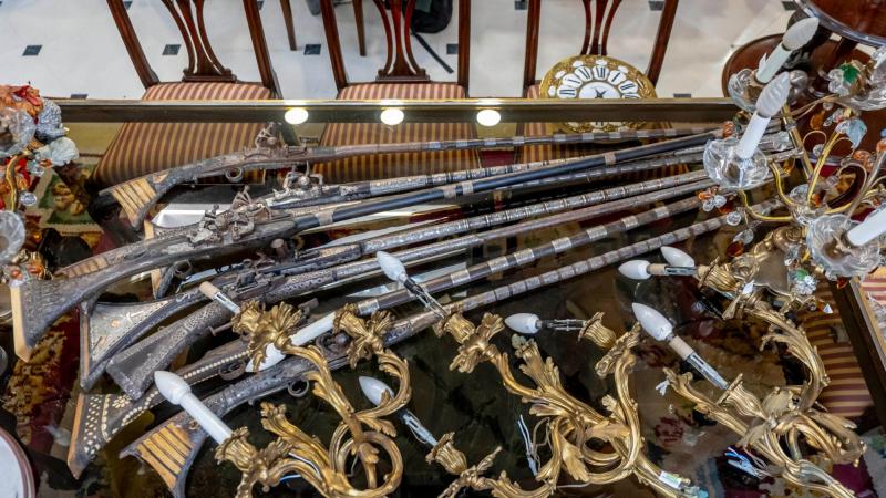Exposición de objetos del Pazo de Meirás que serán subastados en la sala Magna Art Auction, a 7 de octubre de 2026, en Madrid. EP. (2)