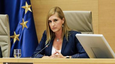 Salomé Pradas comparece ante la Comisión de Investigación sobre la dana, en el Congreso de los Diputados, a 28 de septiembre de 2026, en Madrid 