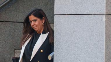 Beatriz Biedma, la jueza que investigó al hermano de Pedro Sánchez e incluyó en el sumario los correos posteriormente filtrados de Begoña Gómez. EP.