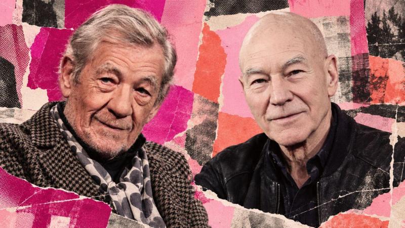 Ian McKellen y Patrick Stewart