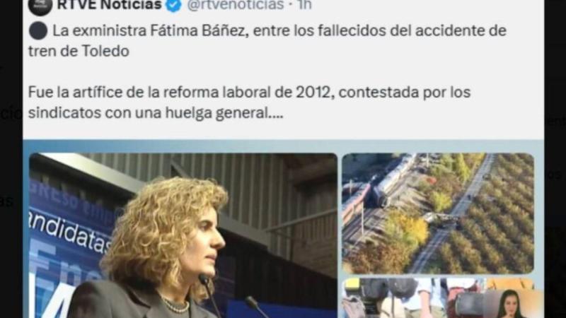 Tuit RTVE Noticias. X