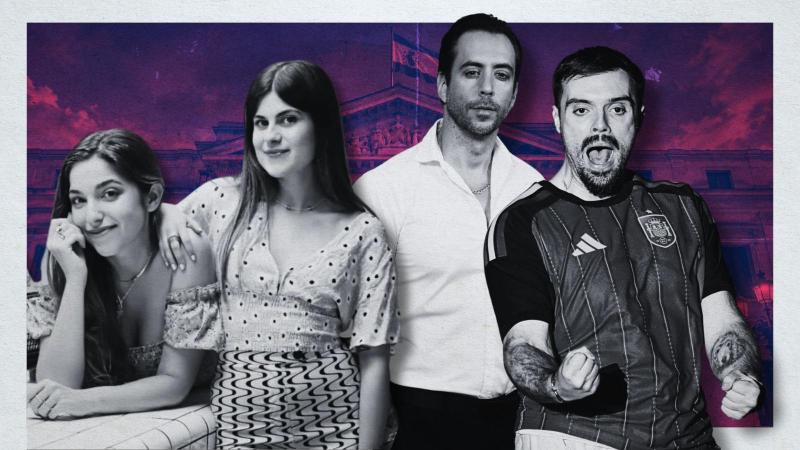 Albanta San Román, Ángela Henche, Jordi Wild e Ibai Llanos. Elaboración propia