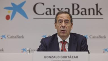 El consejero delegado de CaixaBank, Gonzalo Gortázar, presenta los resultados de la entidad de los nueve primeros meses de 2026. Rober Solsona / EP