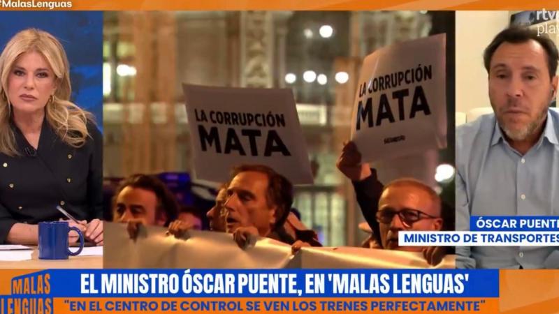 El ministro de Transportes, Óscar Puente. Malas Lenguas.