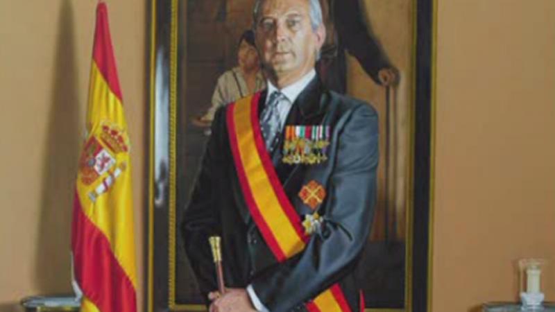 Imagen del retrato de Arsenio Fernández de Mesa. 'El Intermedio', La Sexta