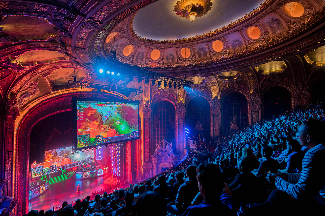 Competición de Dota 2 en Boston. Foto: Watbe