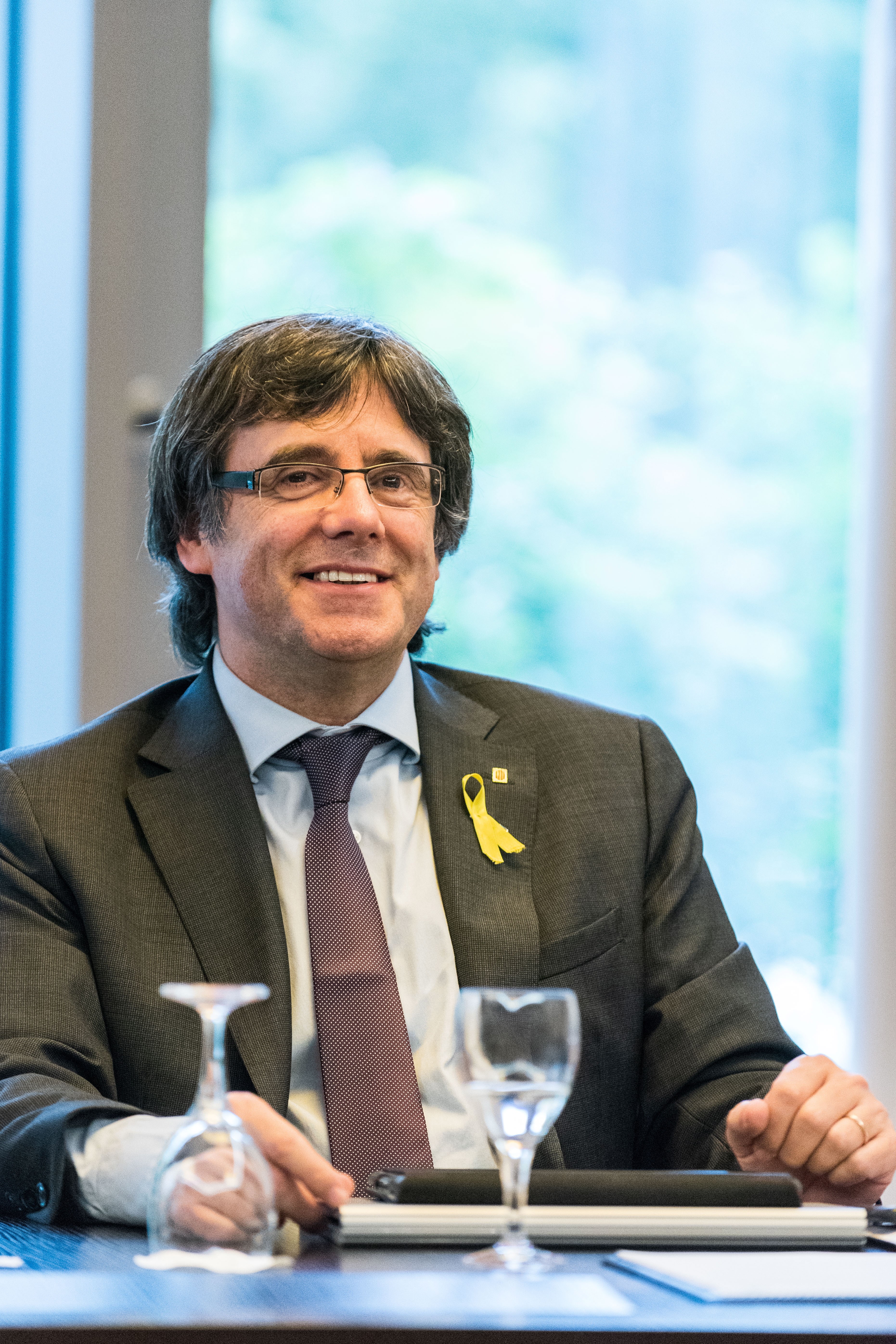 El líder de JxCat, Carles Puigdemont. 