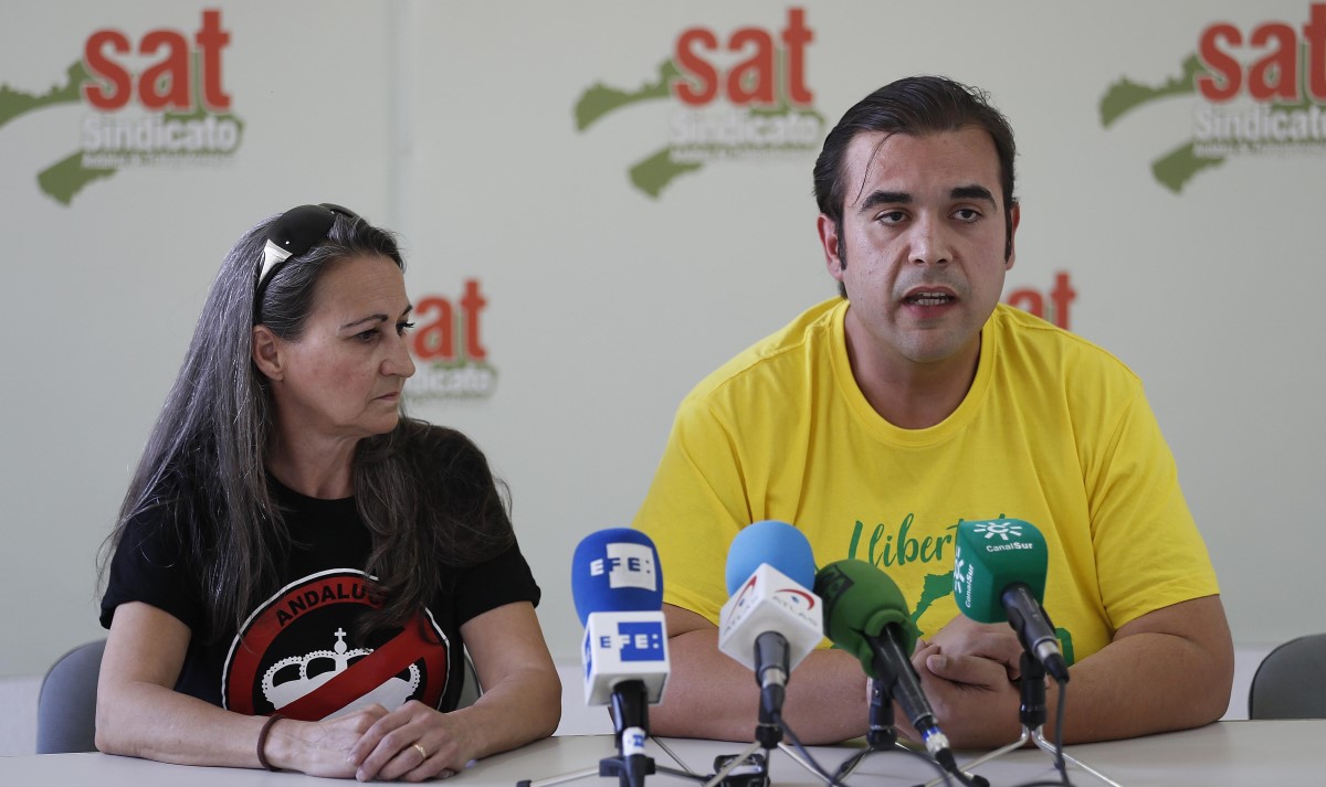 Detenido el portavoz del Sindicato Andaluz Trabajadores por injurias a la Corona