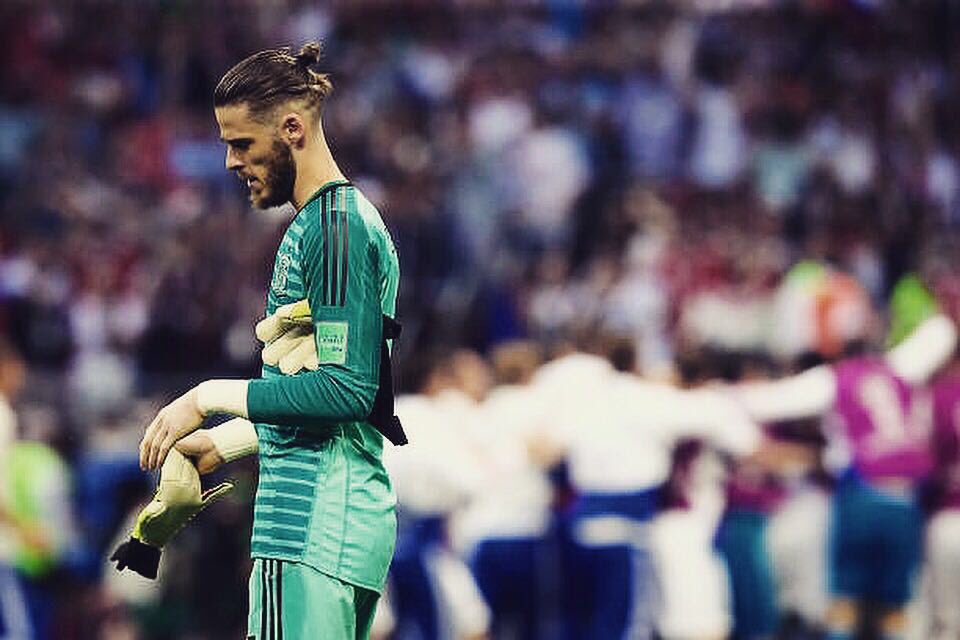 El portero de la Selección Española, David de Gea, en una imagen difundida por él en sus redes sociales. 